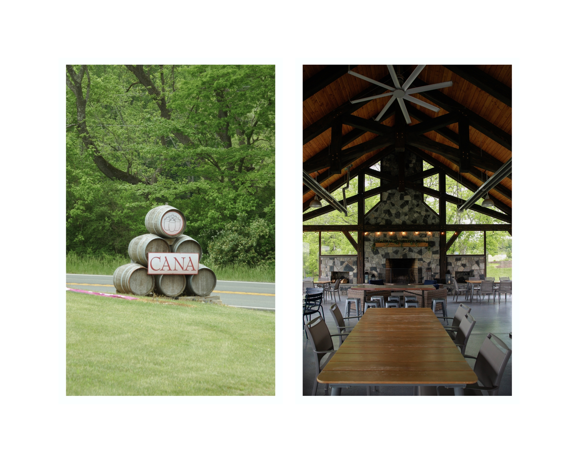 Cana Vineyards wedding venue in Middleburg, Virginia.