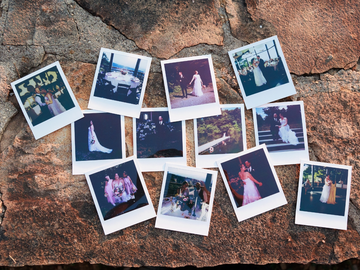 Wedding polaroids