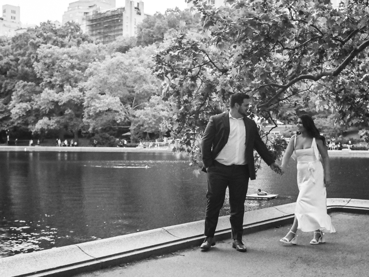 Engagement photos on 35mm film