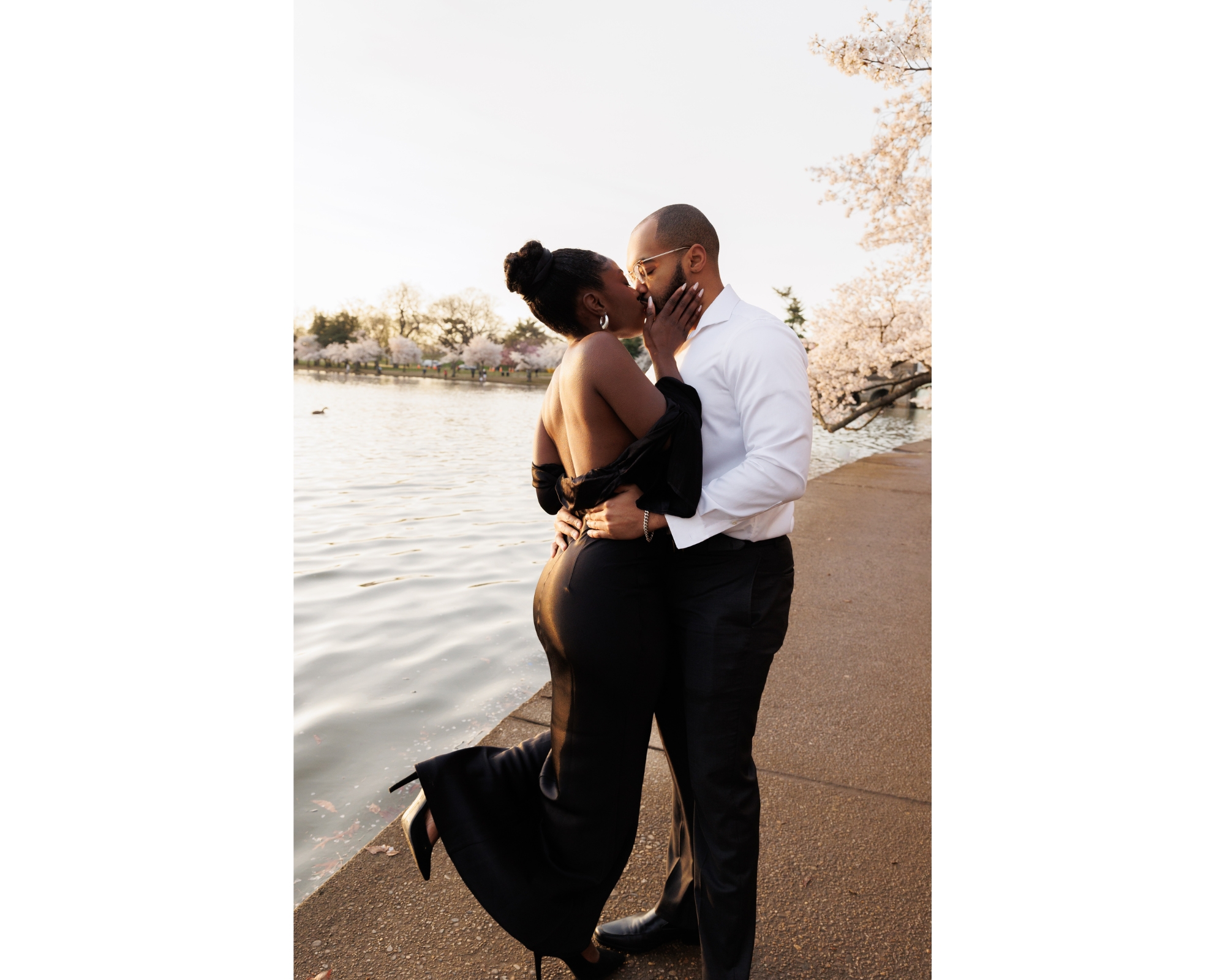 Cherry Blossom Engagement Photos Washington, DC