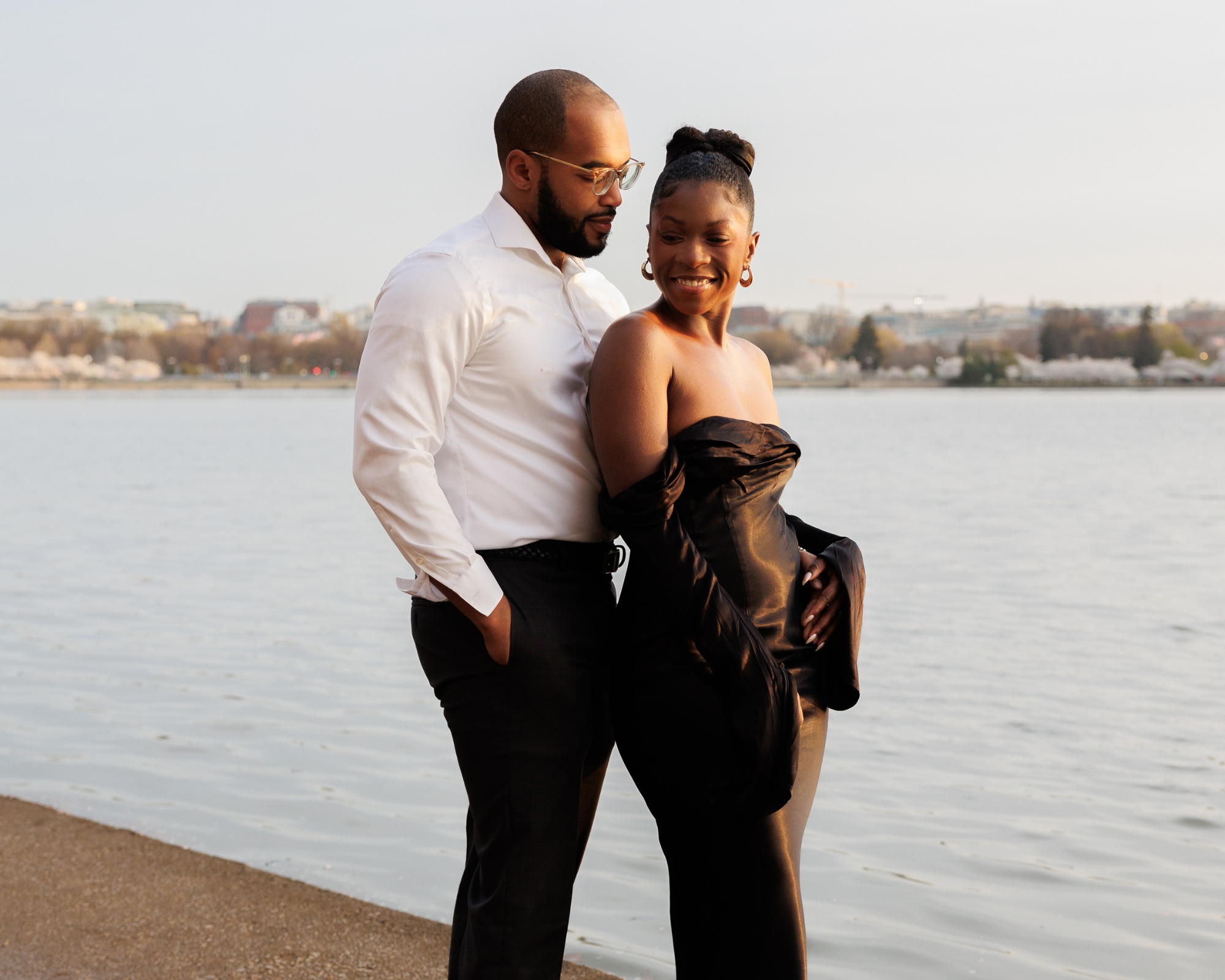 Cherry Blossom Engagement Photos Washington, DC