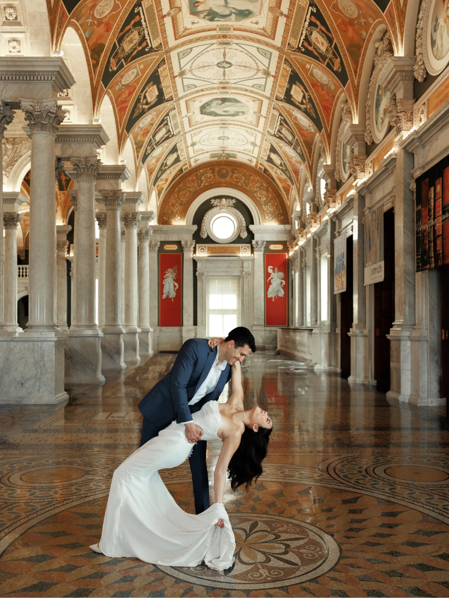 Elopement in Washington DC at Library of Congress