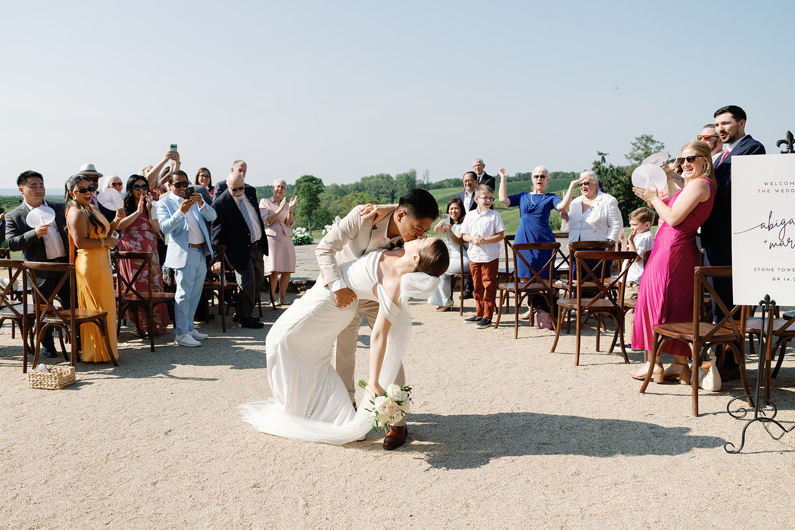 Stone Tower Winery Wedding in Leesburg Virginia