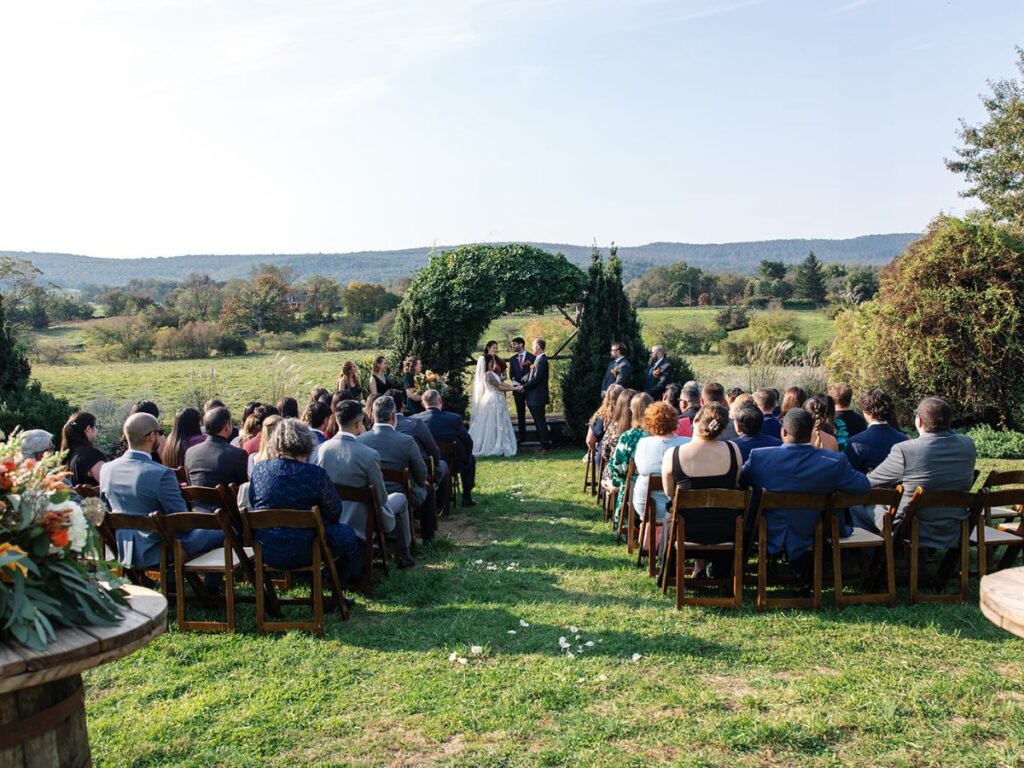 Guests at ceremony