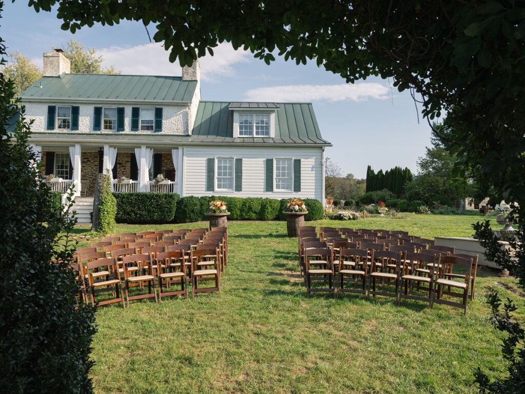 Ceremony site at Silverbrook Farm