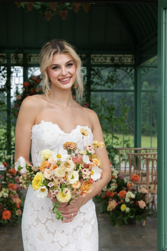 Gorgeous floral bouquet at Morais Vineyards