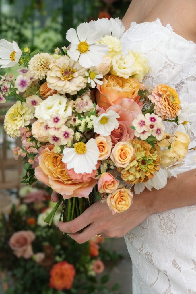 Gorgeous floral bouquet at Morais Vineyards