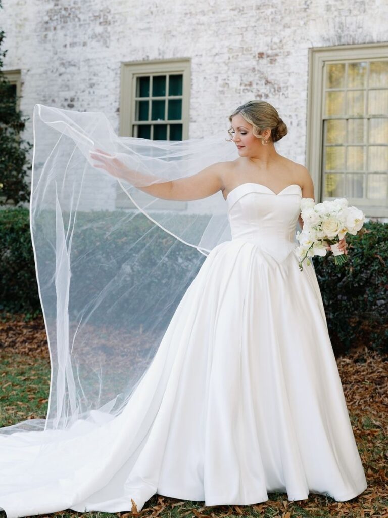 Bride and Groom at their wedding