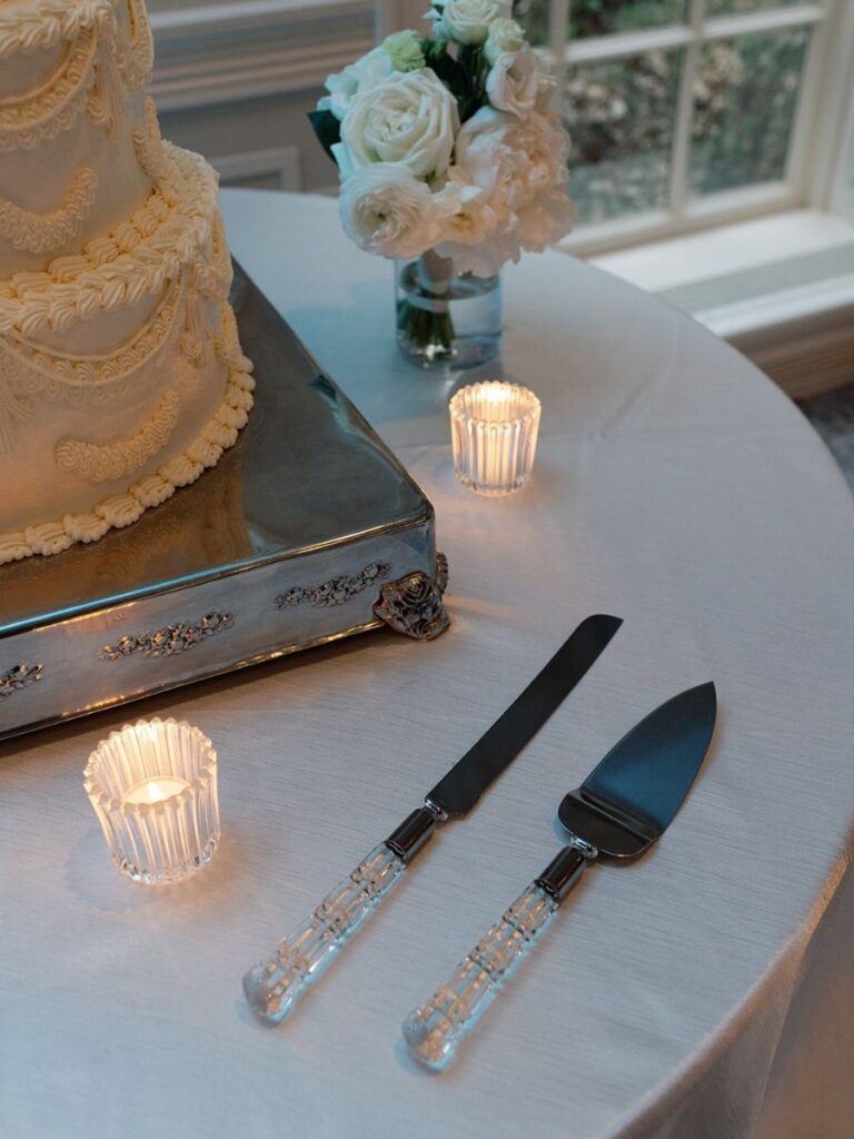 Wedding Reception Decor at the Williamsburg Inn Ballroom