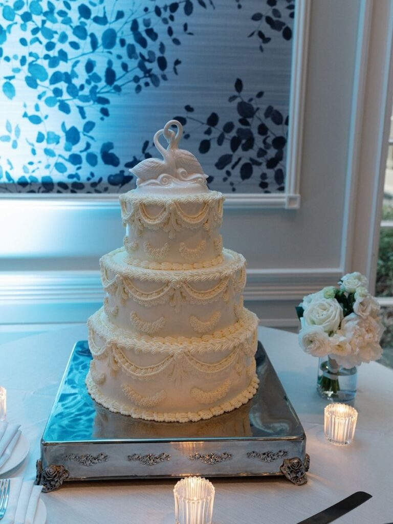 Wedding Reception Decor at the Williamsburg Inn Ballroom