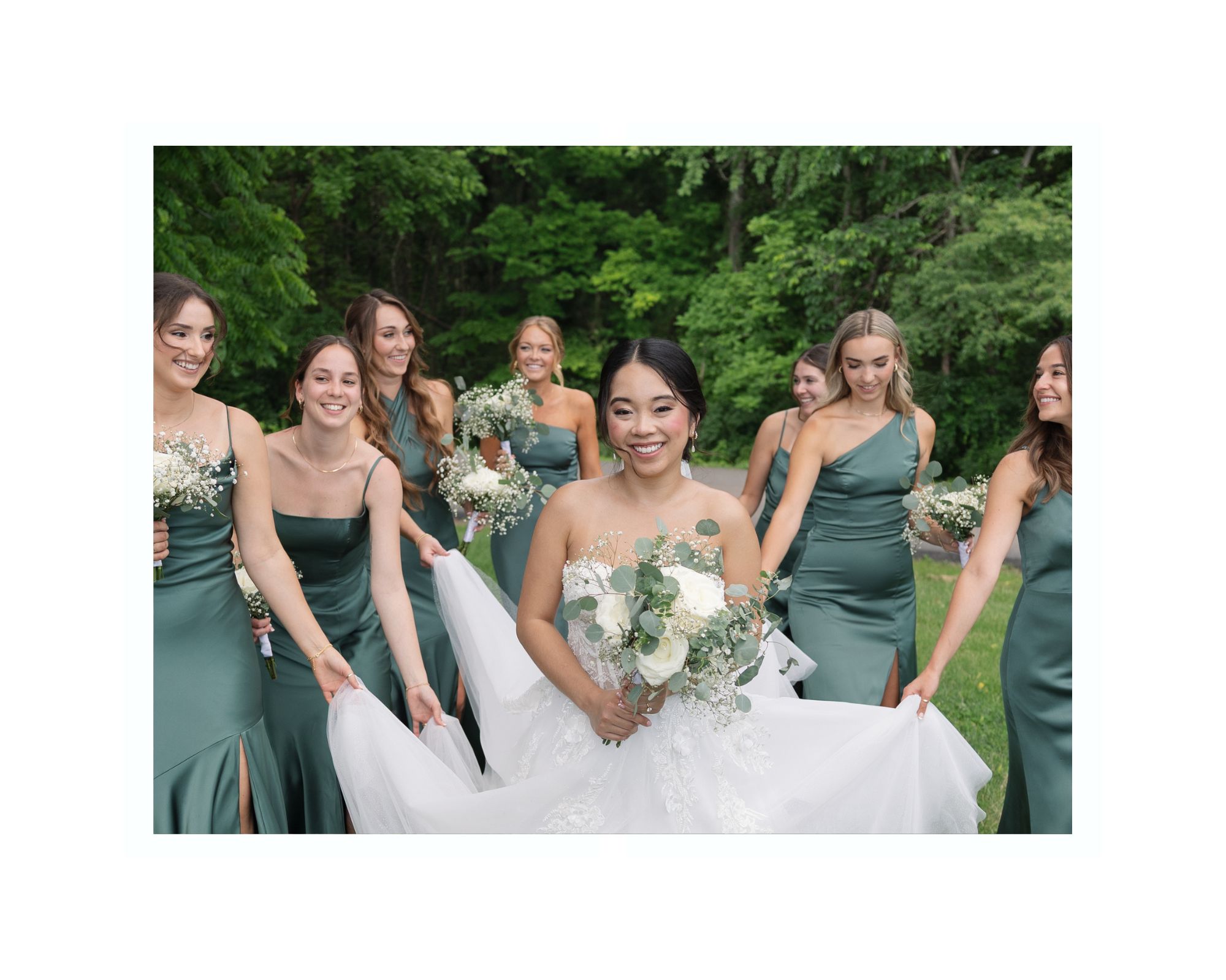 Wedding party photos