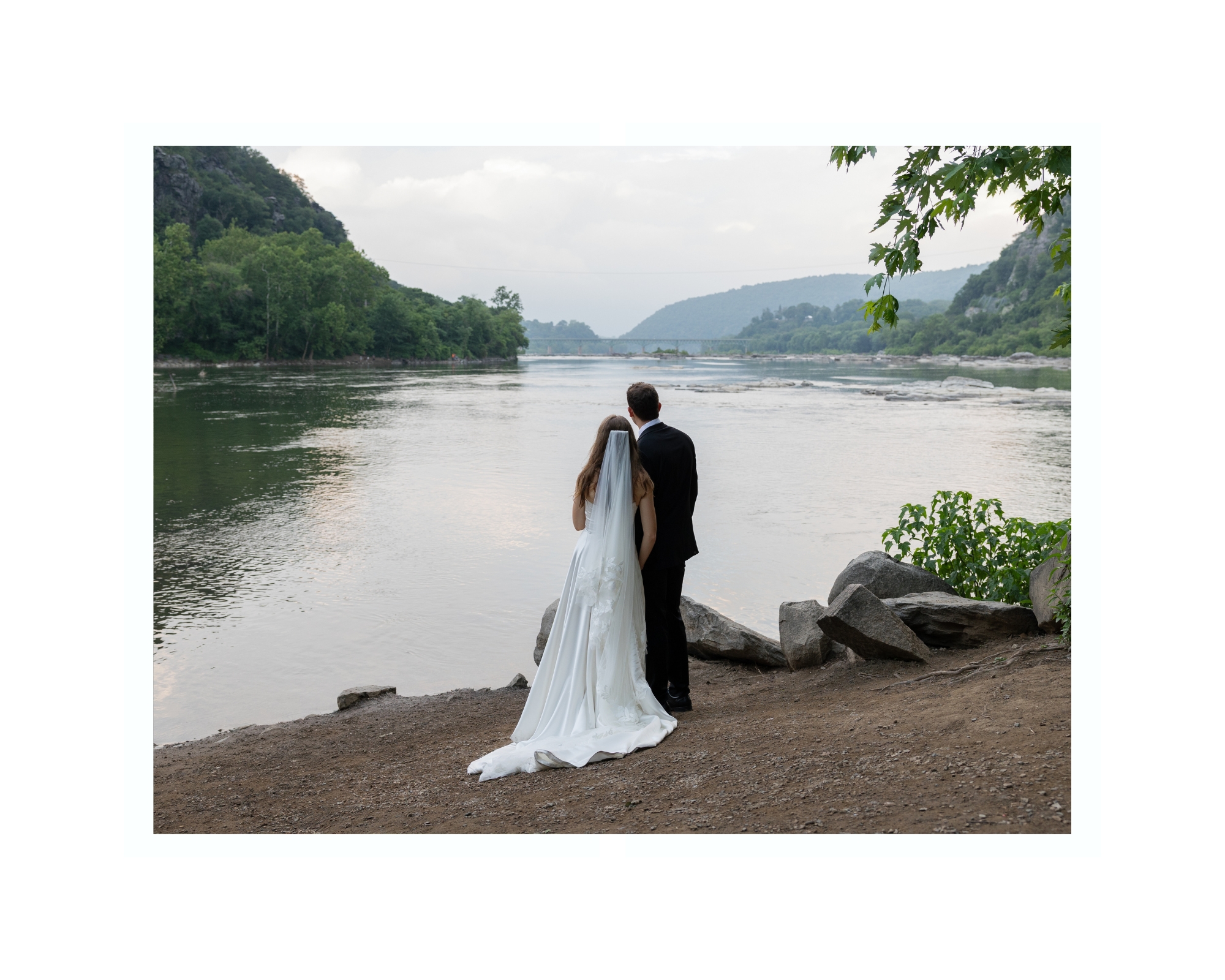 views of the river in harpers ferry