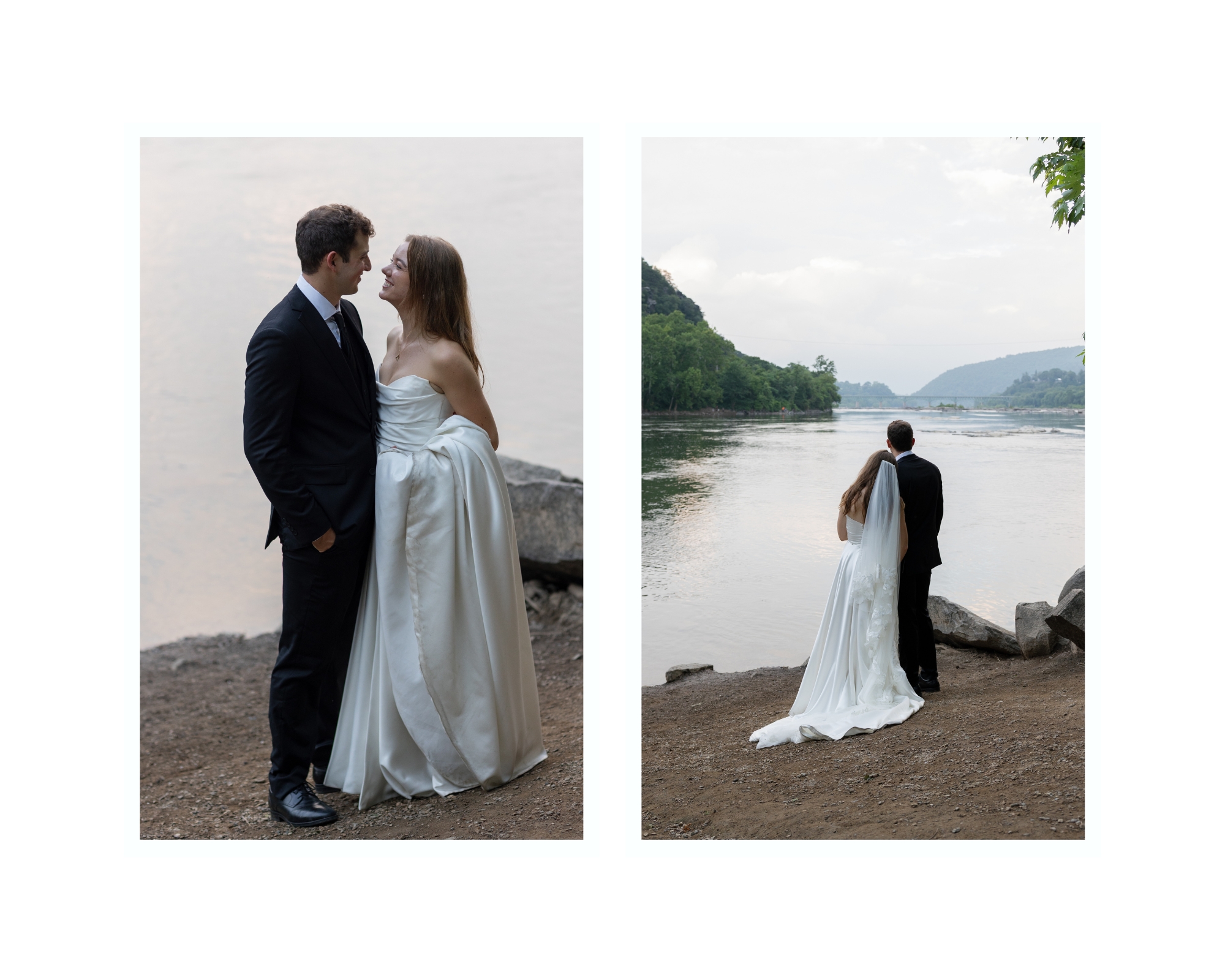 photos by the water in harpers ferry
